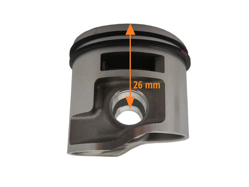 Wymiary tłoka 42mm do kos spalinowych STIHL